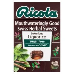 Ricola Liquorice Sugar Free 45g(Ricola Liquorice Sugar Free 45g)