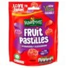 Rowntree's Fruit Pastilles Strawberry & Blackcurrant Sweets 143g(Rowntrees Red Black Fruit Pastilles Sharing Bag 160g)