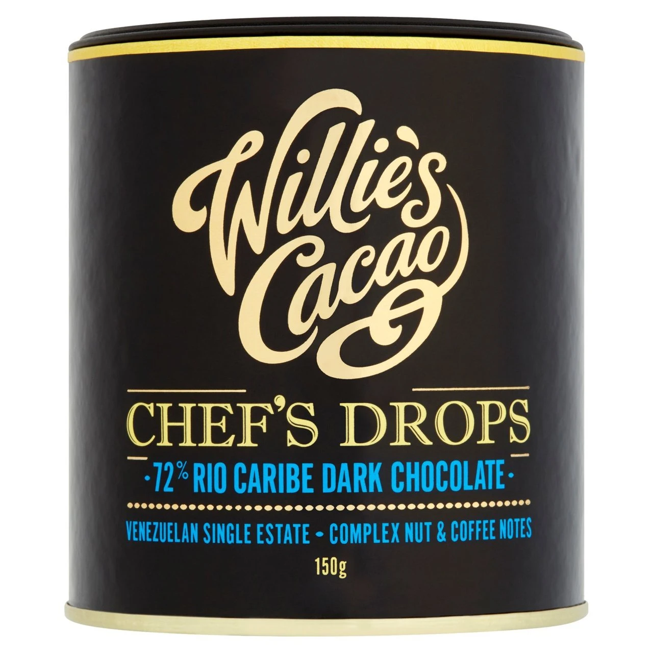 Willie's Cacao Venezuelan Dark Chocolate Drops 72% 150g(Willies Cacao Venezuelan Dark Chocolate Drops 72 150g) 1 Willie's Cacao Venezuelan Dark Chocolate Drops 72% 150g(Willies Cacao Venezuelan Dark Chocolate Drops 72 150g)