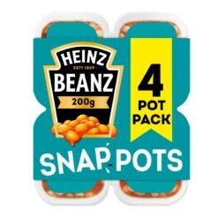 Heinz Beanz Snap Pot 4 X 200g(Heinz Beanz Snap Pots 4 X 200g)