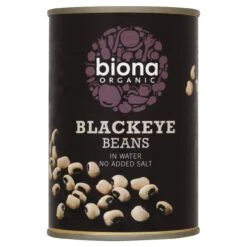 Biona Organic Blackeye Beans In Water 400g(Biona Organic Blackeye Beans In Water 400g)