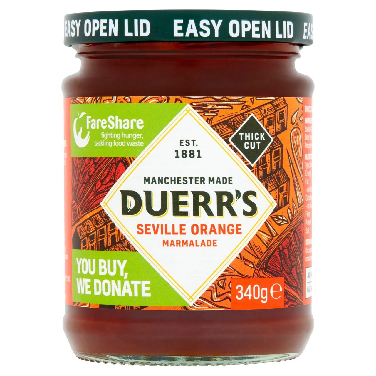 Duerr's Thick Cut Marmalade 340g(Duerrs Traditional Thick Cut Seville Orange Marmalade 454g) 1 Duerr's Thick Cut Marmalade 340g(Duerrs Traditional Thick Cut Seville Orange Marmalade 454g)