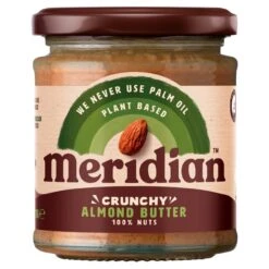 Meridian Crunchy Almond Butter 100% Nuts 170g(Meridian Crunchy Almond Butter 170g)