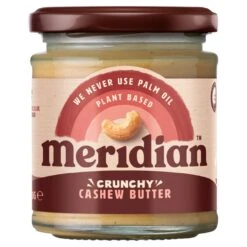 Meridian Crunchy Cashew Butter 170g(Meridian Crunchy Cashew Butter 100 Nuts 170g)
