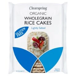 Clearspring Organic Rice Cakes Lightly Salted 130g(Clearspring Organic Rice Cakes Lightly Salted 130g)