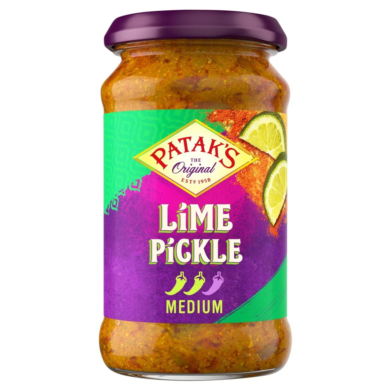 Patak's Lime Pickle 283g(Pataks Lime Pickle Medium 283g) 1 Patak's Lime Pickle 283g(Pataks Lime Pickle Medium 283g)