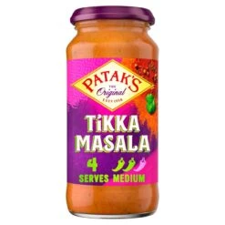 Patak's Tikka Masala Curry Sauce 450g(Pataks Tikka Masala 450g)