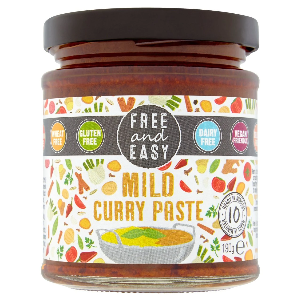 Free & Easy Free From Mild Curry Paste 190g(Free Easy Free From Mild Curry Paste 198g) 1 Free & Easy Free From Mild Curry Paste 190g(Free Easy Free From Mild Curry Paste 198g)