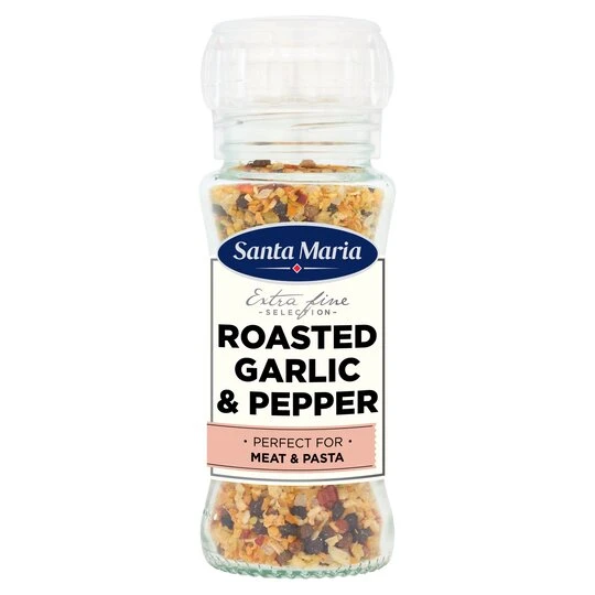 Santa Maria Roasted Garlic & Pepper Grinder 80g(Santa Maria Roasted Garlic And Pepper Grinder 80g) 1 Santa Maria Roasted Garlic & Pepper Grinder 80g(Santa Maria Roasted Garlic And Pepper Grinder 80g)