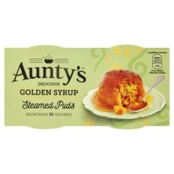 Auntys Golden Syrup Puddings 2 X 95g(Auntys Golden Syrup Puddings 200g)