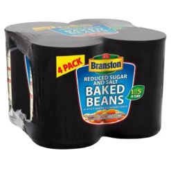 Branston Beans Reduced Salt And Sugar 4 X 410g(Branston Beans Reduced Salt And Sugar 4 X 410g)