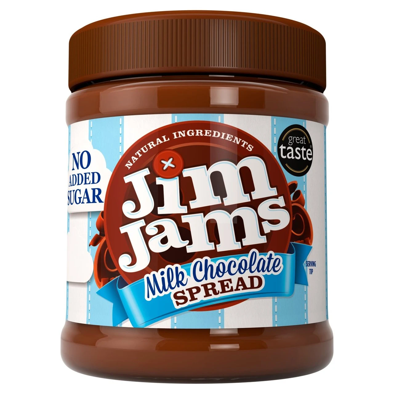JimJams No Added Sugar Milk Chocolate Spread 350g(Jimjams 83 Less Sugar Milk Chocolate Spread 350g) 1 JimJams No Added Sugar Milk Chocolate Spread 350g(Jimjams 83 Less Sugar Milk Chocolate Spread 350g)