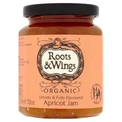 Roots & Wings Organic Apricot Jam 340g(Roots Wings Organic Apricot Jam 340g)
