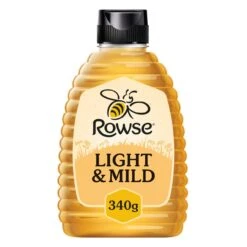 Rowse Light & Mild Squeezy Honey 340g(Rowse Squeezy Clear Honey 340g)