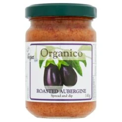 Organico Roasted Aubergine Spread & Dip 140g(Organico Roasted Aubergine Spread Dip 195g)