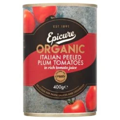 Epicure Organic Plum Tomatoes 400g(Epicure Organic Plum Tomatoes 400g)