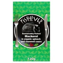 Fish 4 Ever Spinach & Seaweed Mackerel 120g(Fish 4 Ever Spinach Seaweed Mackerel 120g)