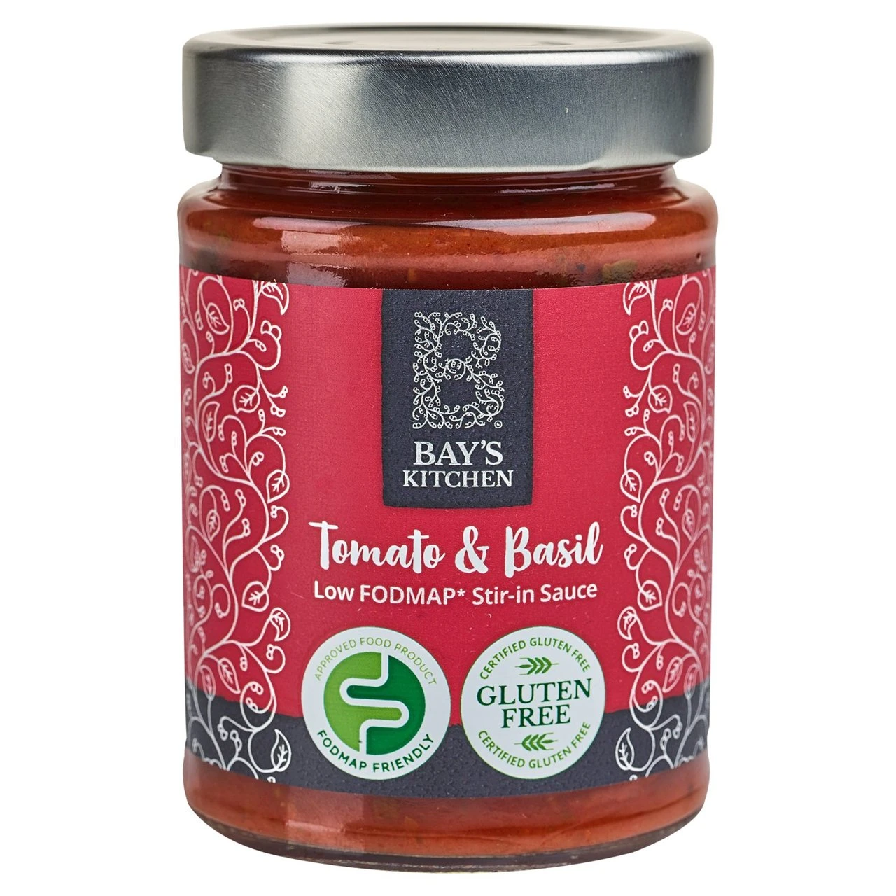 Bay's Kitchen Tomato & Basil Stir In Low Fodmap Sauce 260g(Bays Kitchen Tomato Basil Stir In Low Fodmap Sauce 260g) 1 Bay's Kitchen Tomato & Basil Stir In Low Fodmap Sauce 260g(Bays Kitchen Tomato Basil Stir In Low Fodmap Sauce 260g)