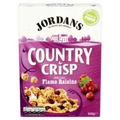 Jordans Country Crisp With Raisins Cereal 500g(Jordans Country Crisp Flame Raisin Clusters 500g)