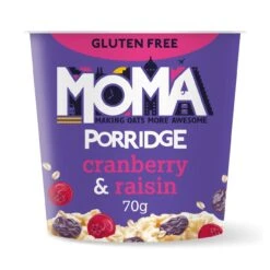 Moma Cranberry & Raisin Porridge 70g(Moma Cranberry Raisin Porridge 76g)