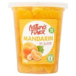 Nature's Finest Mandarin Segments In Juice 390g(Natures Finest Mandarin Segments In Juice 390g)