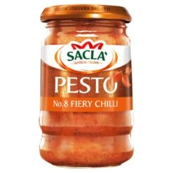 Sacla' Fiery Chilli Pesto 190g(Sacla Fiery Chilli Pesto 190g)