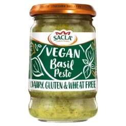 Sacla' Gluten & Dairy Free Basil Pesto 190g(Sacla Gluten Dairy Free Basil Pesto 190g)