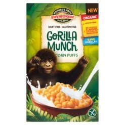 Natures Path Gluten Free Organic Cereal Gorilla Munch 300g(Natures Path Gluten Free Organic Cereal Gorilla Munch 300g)
