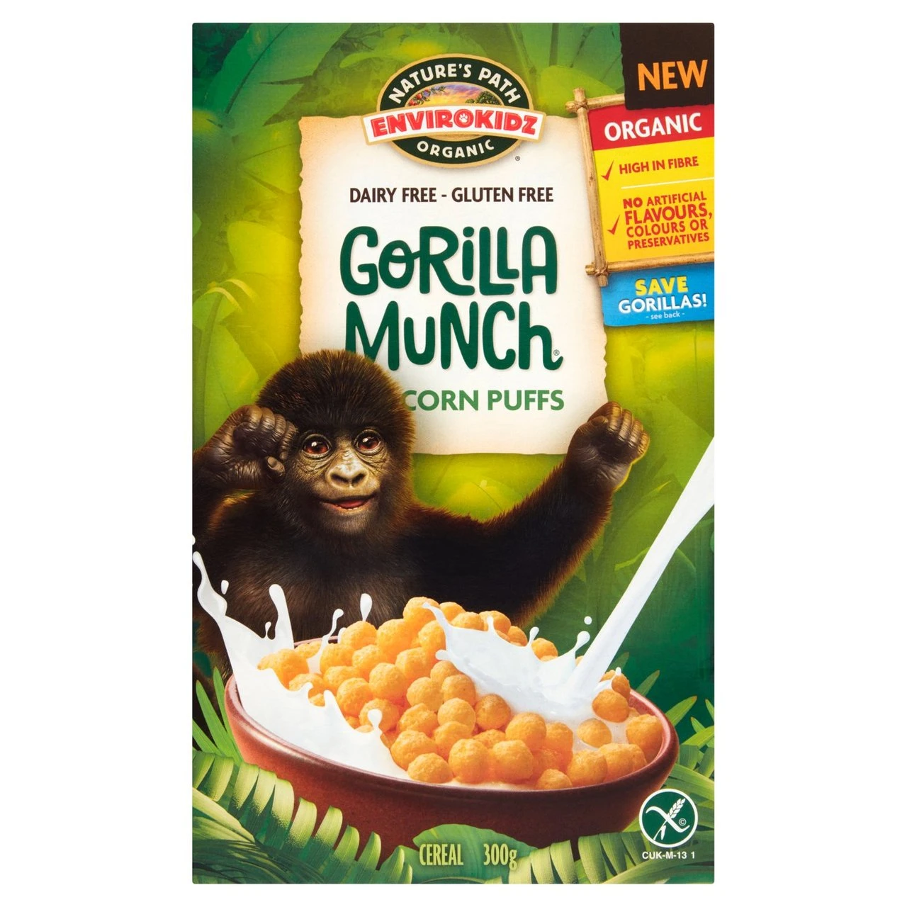 Natures Path Gluten Free Organic Cereal Gorilla Munch 300g(Natures Path Gluten Free Organic Cereal Gorilla Munch 300g) 1 Natures Path Gluten Free Organic Cereal Gorilla Munch 300g(Natures Path Gluten Free Organic Cereal Gorilla Munch 300g)