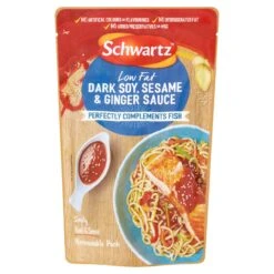 Schwartz Dark Soy Sesame & Ginger Sauce For Fish 300g(Schwartz Dark Soy Sesame Ginger Sauce For Fish 300g)