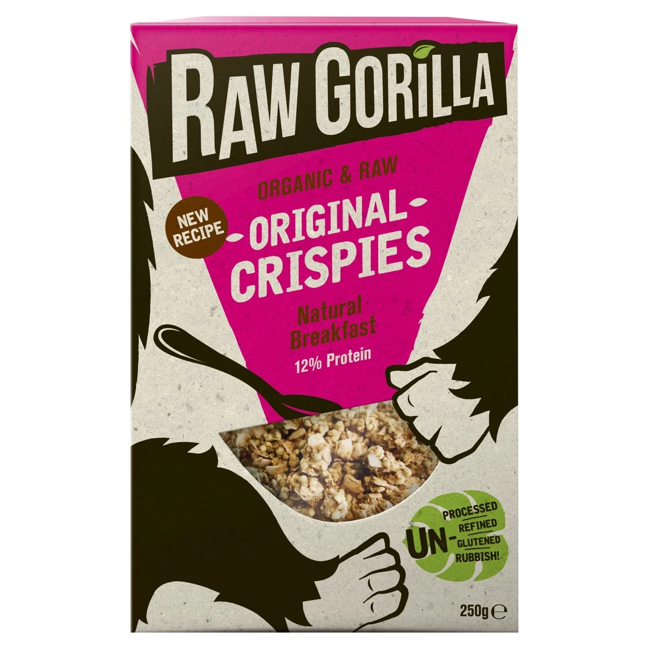 Raw Gorilla Original Crispies 250g(Raw Gorilla Original Tigernut Crispies 250g) 1 Raw Gorilla Original Crispies 250g(Raw Gorilla Original Tigernut Crispies 250g)