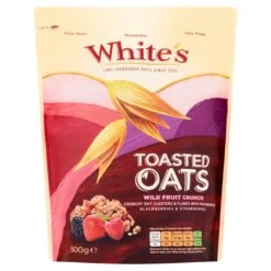 White's Toasted Oats Fruit Crunch 500g(Whites Toasted Oats Fruit Crunch 500g)