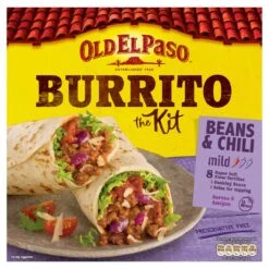 Old El Paso Beans & Chili Burrito Kit 620g(Old El Paso Burrito Dinner Kit 620g)