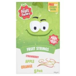 The Fruit Factory Strawberry Apple & Orange Fruit Strings 100g(The Fruit Factory Strawberry Apple Orange Fruit Strings 100g)