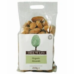 Tree Of Life Organic Whole Almonds 250g(Tree Of Life Organic Whole Almonds 250g)