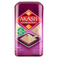 Akash Brown Basmati Rice 2kg(Akash Brown Basmati Rice 2kg)