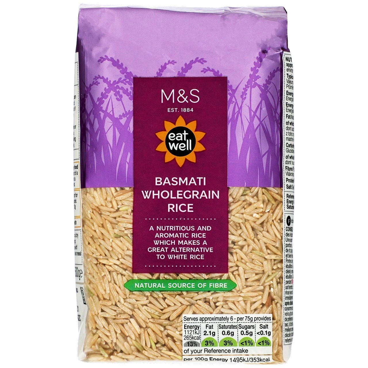 M&S Basmati Wholegrain Rice 500g(M S Basmati Wholegrain Rice 500g) 1 M&S Basmati Wholegrain Rice 500g(M S Basmati Wholegrain Rice 500g)