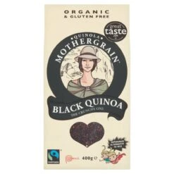 Quinola Organic Fairtrade Black Quinoa 400g(Quinola Organic Fairtrade Black Quinoa 400g)