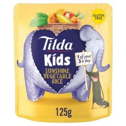 Tilda Kids Sunshine Vegetable Rice 125g(Tilda Kids Sunshine Vegetable Rice 125g)