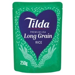 Tilda Microwave Premium USA Long Grain Rice 250g(Tilda Microwave Premium Usa Long Grain Rice 250g)