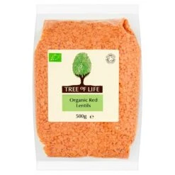 Tree Of Life Organic Red Lentils 500g(Tree Of Life Organic Red Lentils 500g)