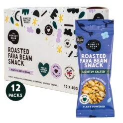 Honest Bean Co Roasted Fava Bean Lightly Salted 12 X 40g(Honest Bean Co Roasted Fava Bean Lightly Salted 12 X 40g)