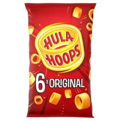 Hula Hoops Original Multipack Crisps 6 Per Pack(Hula Hoops Original Multipack Crisps 6 Per Pack)