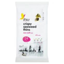 Itsu Sea Salt Crispy Seaweed Thins Multipack 3 Per Pack(Itsu Sea Salt Crispy Seaweed Thins Multipack 3 Per Pack)