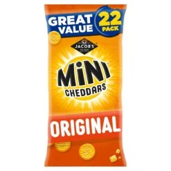 Jacob's Mini Cheddars Original 23 X 25g Per Pack(Jacobs Mini Cheddars Original 23 X 25g Per Pack)