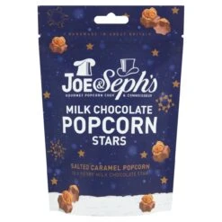 Joe & Seph's Milk Chocolate Popcorn Star Bites 63g(Joe Sephs Milk Chocolate Popcorn Star Bites 63g)