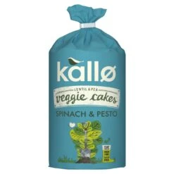 Kallo Spinach & Pesto Veggie Cakes 122g(Kallo Spinach Pesto Veggie Cakes 122g)
