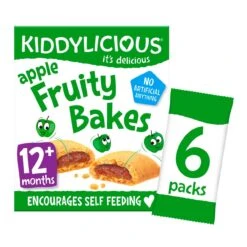 Kiddylicious Apple Fruity Bakes 12 Mths+ Multipack 6 X 22g(Kiddylicious Apple Fruity Bakes 12 Mths Multipack 6 X 22g)