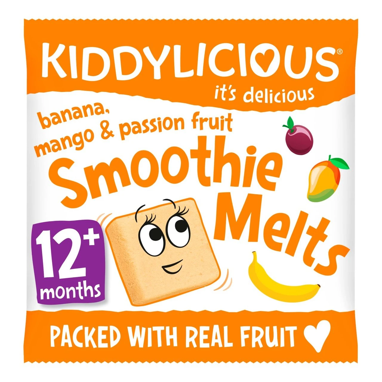 Kiddylicious Banana Mango & Passionfruit Smoothie Melts 12 Mths+ 6g(Kiddylicious Banana Mango Passionfruit Smoothie Melts 12 Mths 6g) 1 Kiddylicious Banana Mango & Passionfruit Smoothie Melts 12 Mths+ 6g(Kiddylicious Banana Mango Passionfruit Smoothie Melts 12 Mths 6g)