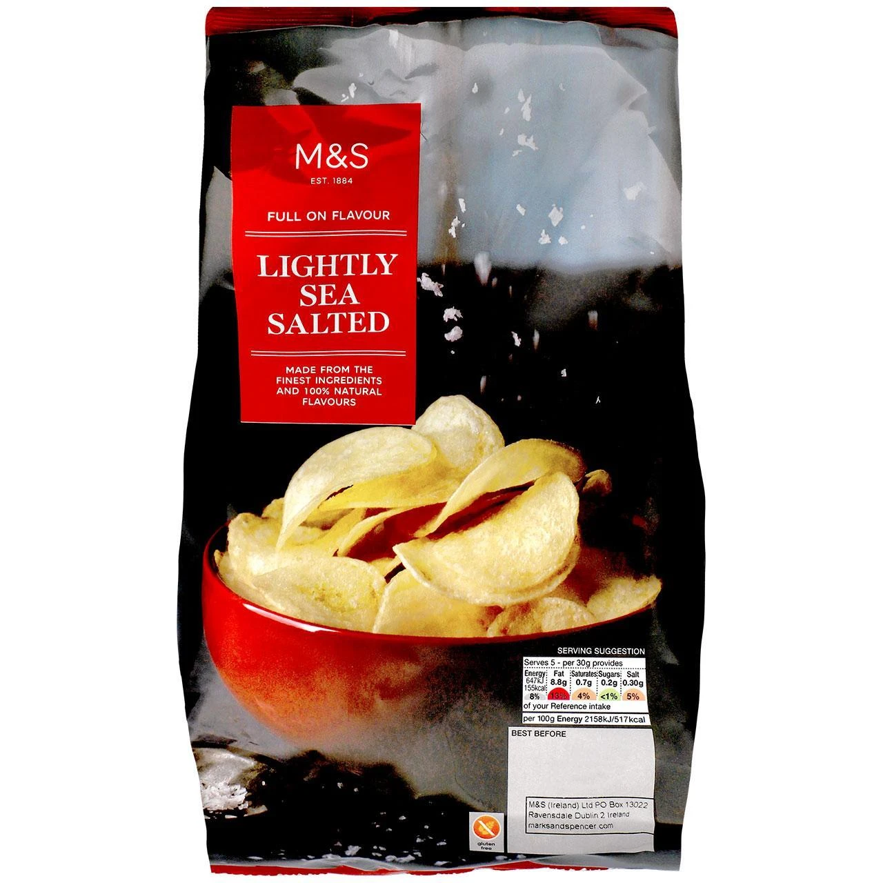 M&S Lightly Sea Salted Crisps 150g(M S Lightly Sea Salted Crisps 150g) 1 M&S Lightly Sea Salted Crisps 150g(M S Lightly Sea Salted Crisps 150g)